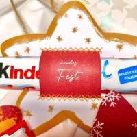 Banderole Schokolade, Last Minute Geschenk zum ausdrucken, Weihnachten Aufmerksamkeit, 3 Sterne mit Weihnachtsgrüßen Bild 3