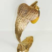 Adler Tischlampe Nr.2 Leuchte Jugendstil 51 cm groß Skulptur Bronze Messing Vögel gold upcycling vintage Bild 4