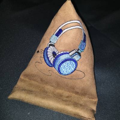 N-HS0002 Handysitzsack, Handyhalterung, Handyzubehör - handmade - bestickt