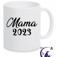 Tasse "Mama 2023" Inkl. Geschenkverpackung Bild 1
