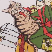 Unwrapping Assistant - Weihnachtliche Postkarte Bild 2