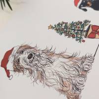 Christmas Dogs - Weihnachtliche Postkarte Bild 2