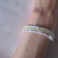 Gewebtes Armband mit Perlen Bild 1