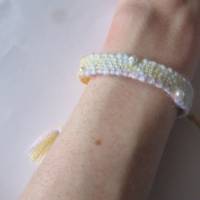Gewebtes Armband mit Perlen Bild 3