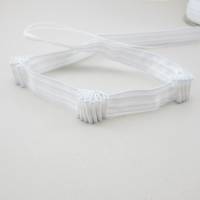 Gardinen-Faltenband, 26mm breit, 7 Falten, 10cm Abstand, Zugabe 300 %, weiß Bild 1