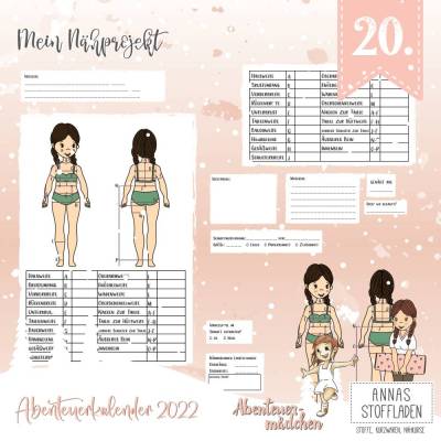 Nähplaner - Einzelteile zum selbst gestalten