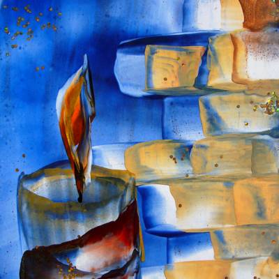 Klebefolie - Malerei • "Vorweihnachtliche Stimmung" • Fensterschmuck Design  Ulrike Kröll