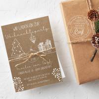 Weihnachtskarten • Einladungskarten • Karten Weihnachten • Personalisierbar • DIY • Druckbar | 1011 Bild 7