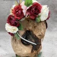 Blumen Haarschmuck - Haarreifen mit Kunstblumen Bild 1