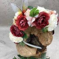 Blumen Haarschmuck - Haarreifen mit Kunstblumen Bild 2