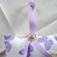 Lavendelduftkissen 2er Set Flower-Butterfly genäht von Hobbyhaus Bild 2
