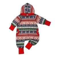 Baby Frühchen Jungen Mädchen Overall Jumpsuit LYBSTES Weihnachten Norweger Strickoptik Geschenk Geburt Winter Bild 1