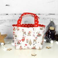 Weihnachtstiere ~ Kindertasche | Wendetasche | Weihnachten | Geschenke für Kinder Bild 1