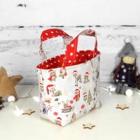 Weihnachtstiere ~ Kindertasche | Wendetasche | Weihnachten | Geschenke für Kinder Bild 2