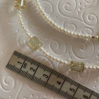 Perlenkette mit Rutilquarz, Zuchtperlen und Edelsteine, Geschenk für Frauen, unisex, Handarbeit aus Bayern Bild 2