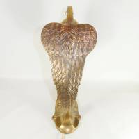 Adler Tischlampe Nr.1 Leuchte Jugendstil 51 cm groß Skulptur Bronze Messing Vögel gold upcycling vintage Bild 5
