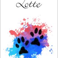 Pfotenabdruck Poster | mit Pfotenabdruck und Name deines Hundes - türkis lila pink, Farbklecks bunt - Digitaldruck Bild 8
