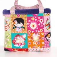 Kindertasche Asia Girl kleine Einkaufstasche Tragetasche handgemacht Bild 1