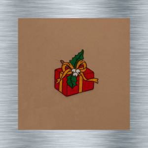 Stickdatei Weihnachtsgeschenk - 10 x 10 Rahmen - Winterliche Stickmotive, Wintermotiv, digitale Stickdatei, Nadelmalerei Bild 1