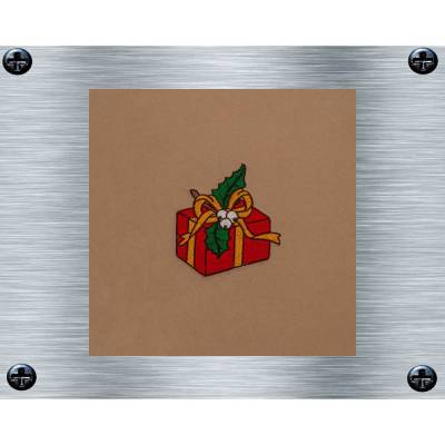 Stickdatei Weihnachtsgeschenk - 10 x 10 Rahmen - Winterliche Stickmotive, Wintermotiv, digitale Stickdatei, Nadelmalerei