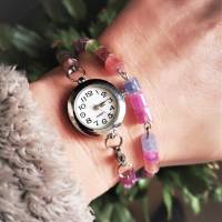 Armbanduhr,Wickeluhr, Armband, Naturquarz Bild 6