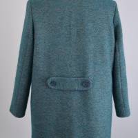 Damen Mantel in Petrol/Türkis/Blau Farbe Bild 5