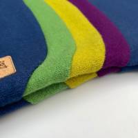 Sweatshirt aus Merinowolle | Pullover | Gr.  52 bis 152 | Pullover | Merinowollpullover | mit Regenbogen beidseitig Bild 7