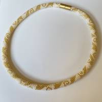 Schmuckset Halskette und Armband "Mäander in gold" Bild 2