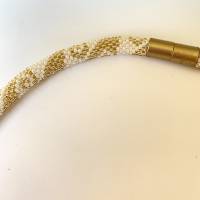 Schmuckset Halskette und Armband "Mäander in gold" Bild 4