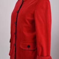 Rote Damen Cord Jacke Bild 2