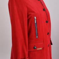 Rote Damen Cord Jacke Bild 3