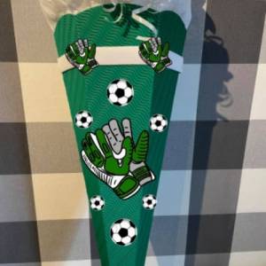 Bastelset für Schultüte Zuckertüte Fußballhandschuhe Verschiedene Farben Bild 1