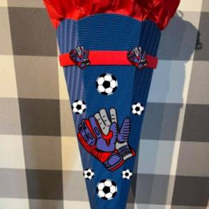 Bastelset für Schultüte Zuckertüte Fußballhandschuhe Verschiedene Farben Bild 2