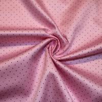14,30 EUR/m Dirndl-Stoff Punkte schwarz auf rosa 1mm Baumwollsatin Bild 8