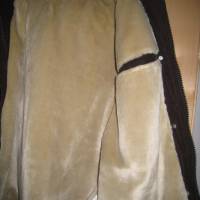 vintage warme Feincordjacke, Größe L Damenjacke mit Kapuze, braun, in sehr gutem Zustand Bild 5