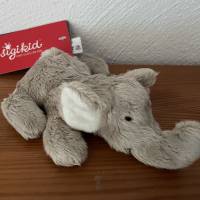 kleine Windeltorte, Elefant mit Windelbaby, Babygeschenk Junge, kreatives Geschenk zur Geburt Bild 2