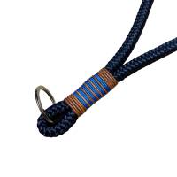 Schlüsselanhänger dunkelblau, mittelblau, lang aus Tau 10 mm Bild 3