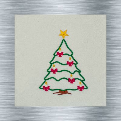 Stickdatei Weihnachtsbaum - 13 x 18 cm Rahmen - weihnachtliche Stickmotive, digitale Stickdatei, Nadelmalerei
