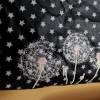 Umhängetasche Beuteltasche kleine Tasche mit Pusteblumen und Sternen Bild 3