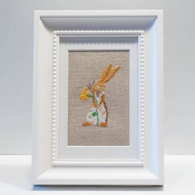 Osterhase * Ostern * Kreuzstich * Ostergeschenk * Deko * Geschenk