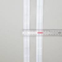Gardinen-Effektfaltenband, 74mm breit, Zugabe 300 % Smokeband transparent Bild 4