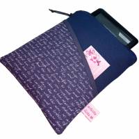 eReader Tasche Poesie dunkelblau eBook Reader Tablet Hülle Maßanfertigung, z.B. für Tolino Shine 4 Bild 2