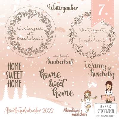 Winterzeit - Plotterdateien inkl. Digistamps