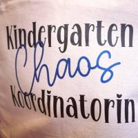 Baumwoll-Jute-Shopper "Kindergarten Chaos Koordinator*in" Bild 2