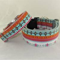 Hundehalsband "Indian" Halsband Hund Designerhalsband Schmuckhalsband verstellbar mit Klickverschluss Bild 4