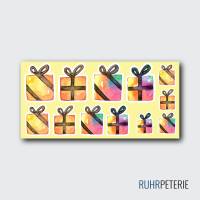34 Geburtstag Sticker | Geburtstagstorte Aufkleber | Geschenkbox Aufkleber | Geburtstag Etikett | Aquarell Sticker Bild 3