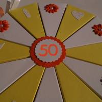 Geldgeschenk, Geschenk zum 50.Geburtstag,Geldgeschenkverpackung,Geschenkschachtel zum Geburtstag, Geburtstagsgeschenk Bild 6