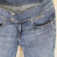 Vintage 90er Jeans Low Waist Capri Hose Jeanshose Levis Größe 34 36 S Blau Used Caprihose Bild 2