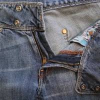 Vintage 90er Jeans Low Waist Capri Hose Jeanshose Levis Größe 34 36 S Blau Used Caprihose Bild 7