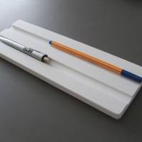 weiße Stiftablage für 1, 2, 3 oder 4 Stifte (verschiedene Grössen) Bild 7